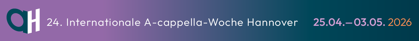 A-Cappella-Woche 2026 Header